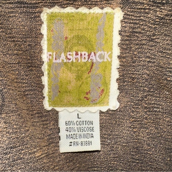 Flashback Vintage Jacket Women's Large Floral Embroidered‎ Crochet Beaded Coat - Picture 2 of 11